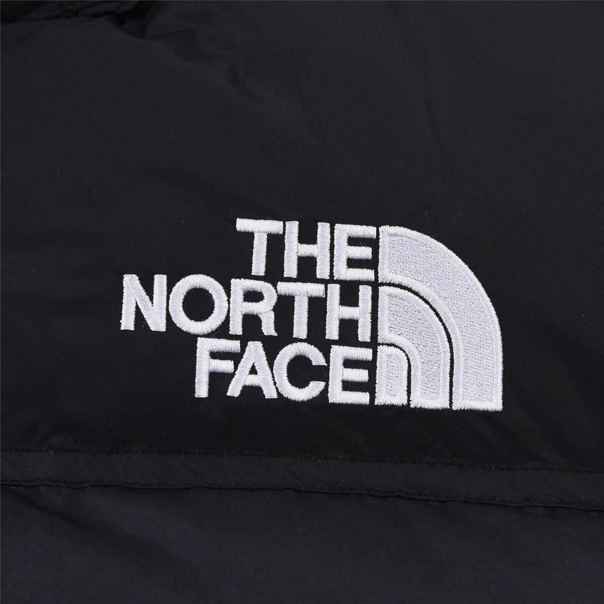 The North Face Black and White Cloud Print Puffer Jacket