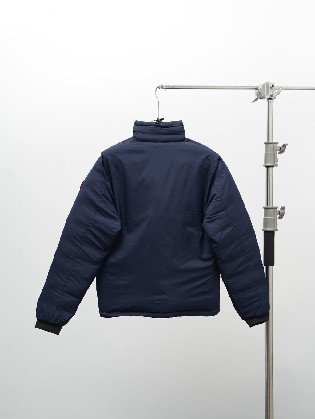 Canada Goose Navy Blue Stand Collar Quilted Panel Jacket