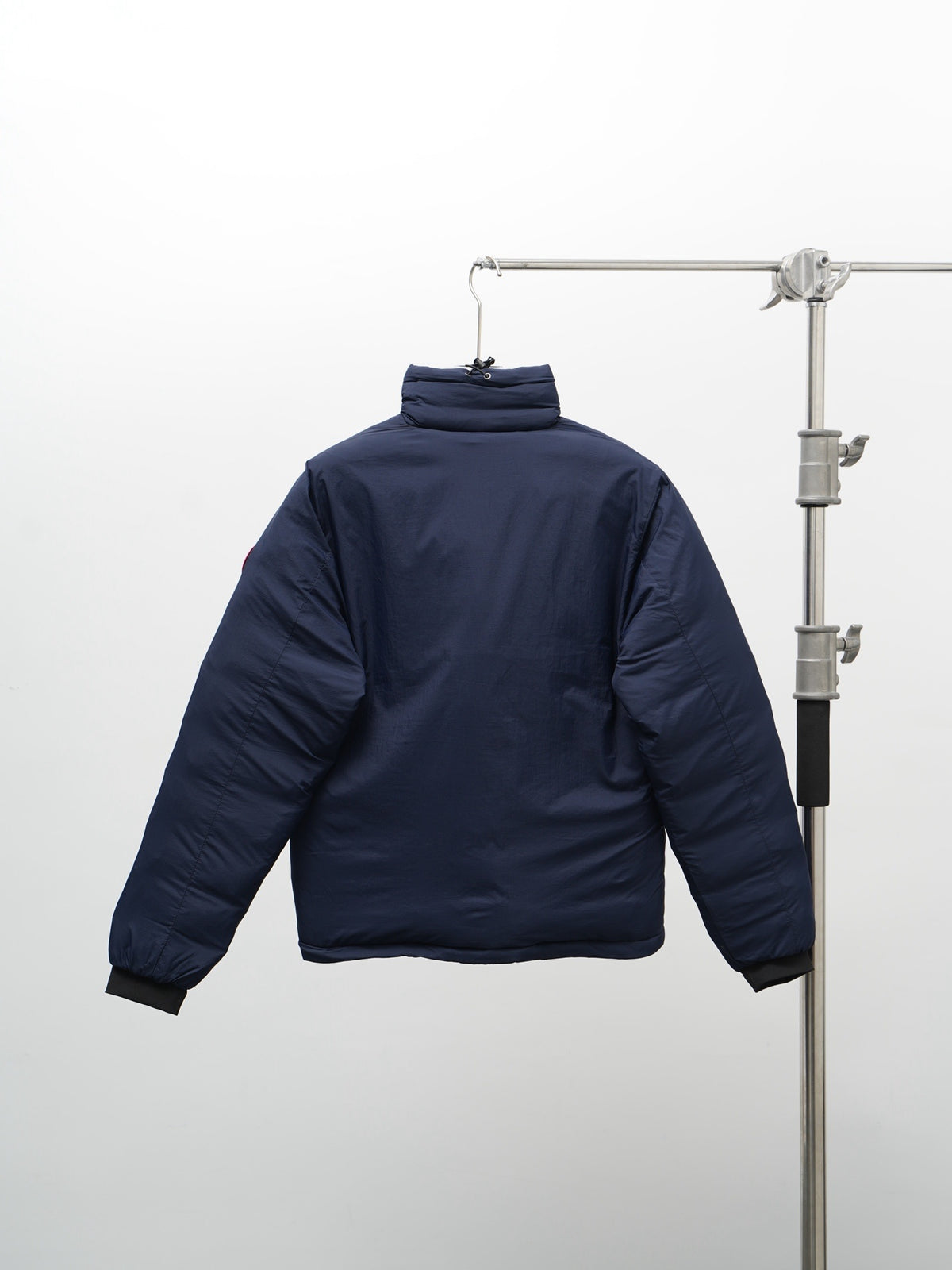 Canada Goose Navy Blue Stand Collar Quilted Panel Jacket