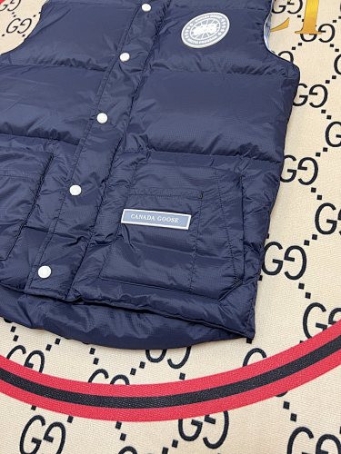 Canada Goose Navy Blue Quilted Puffer Vest