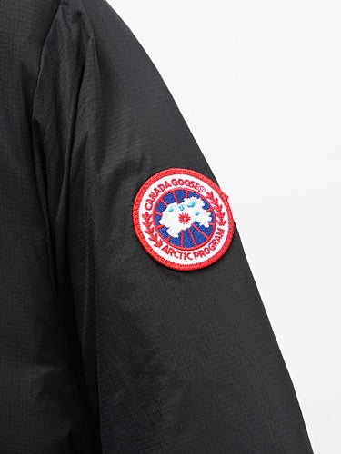 Canada Goose Black Stand Collar Quilted Panel Jacket