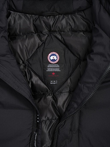 Canada Goose Black Stand Collar Quilted Panel Jacket