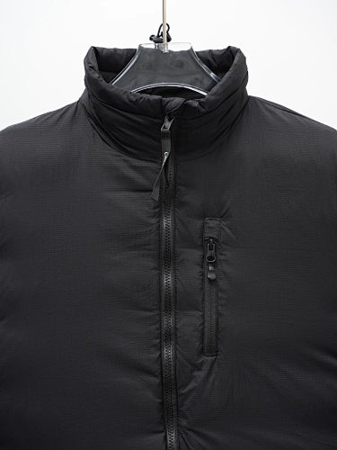 Canada Goose Black Stand Collar Quilted Panel Jacket
