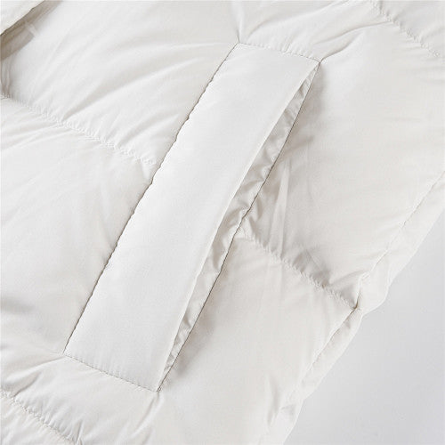 Lululemon Ivory Hooded Quilted Puffer Jacket