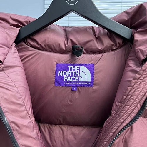 The North Face Dusty Plum Hooded Quilted Puffer Jacket
