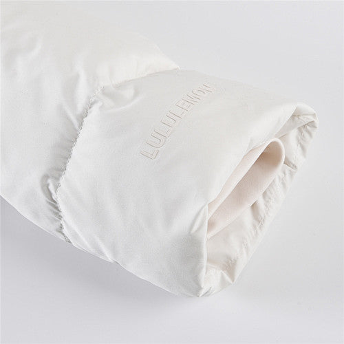 Lululemon Ivory Hooded Quilted Puffer Jacket