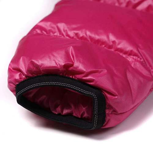 Canada Goose Fuchsia Pink Contrast Stripe Hooded Puffer Jacket
