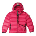 Canada Goose Fuchsia Pink Contrast Stripe Hooded Puffer Jacket