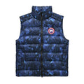 Canada Goose Blue Abstract Print Packable Puffer Vest