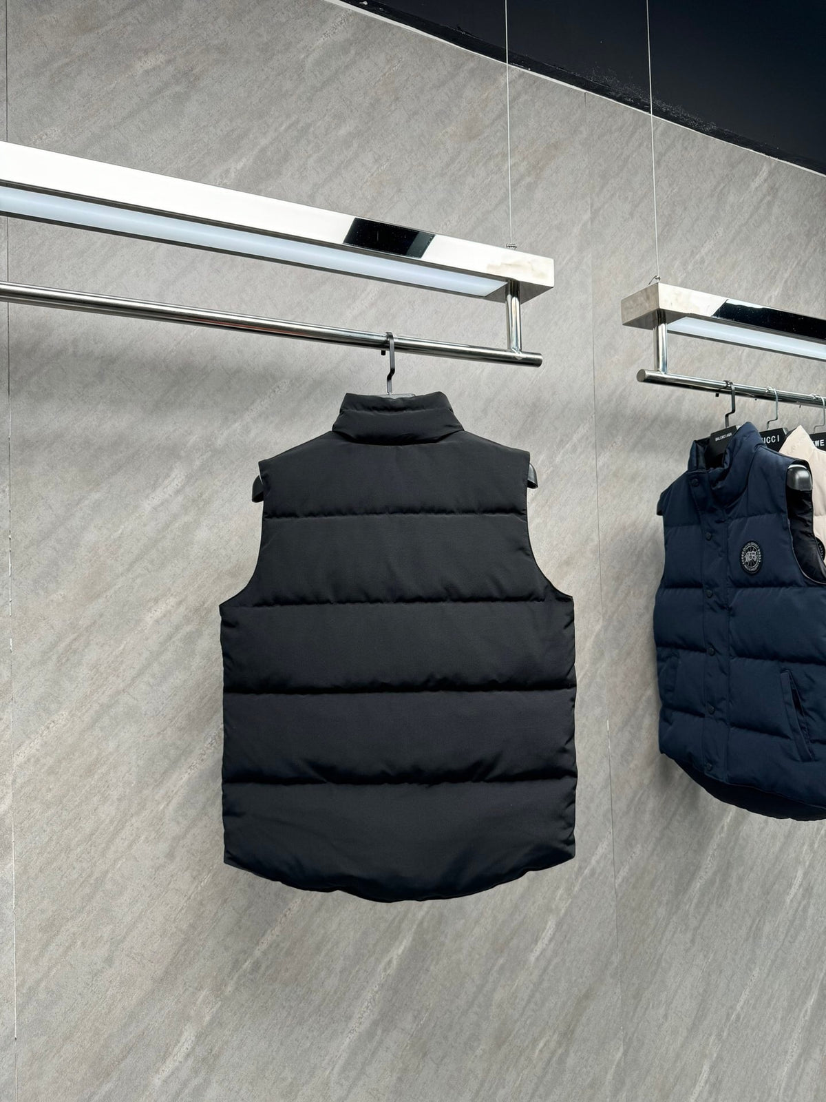 Canada Goose Black Tonal Patch Quilted Puffer Vest