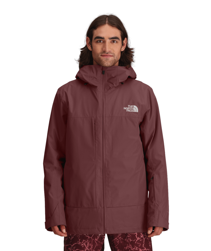 The North Face Dusty Burgundy Full-Zip Hooded Jacket