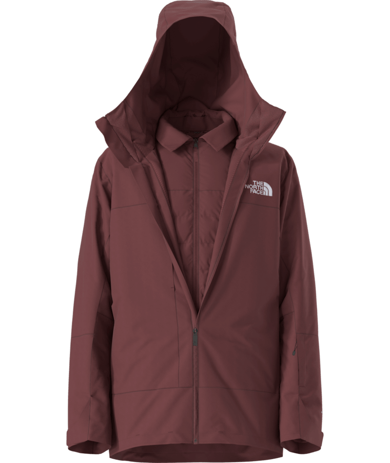 The North Face Dusty Burgundy Full-Zip Hooded Jacket