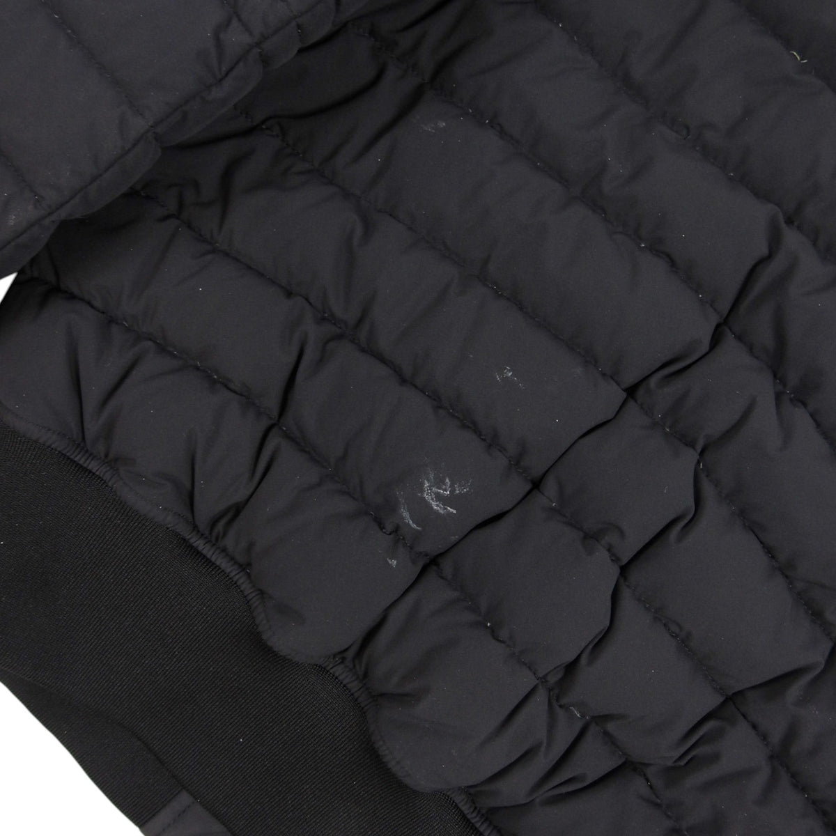 Moose Knuckles Black Quilted Bomber Jacket