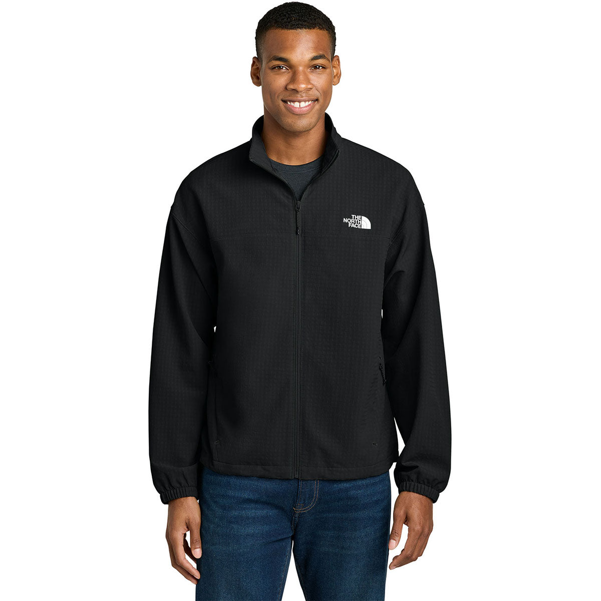 The North Face Black Stand Collar Full-Zip Jacket