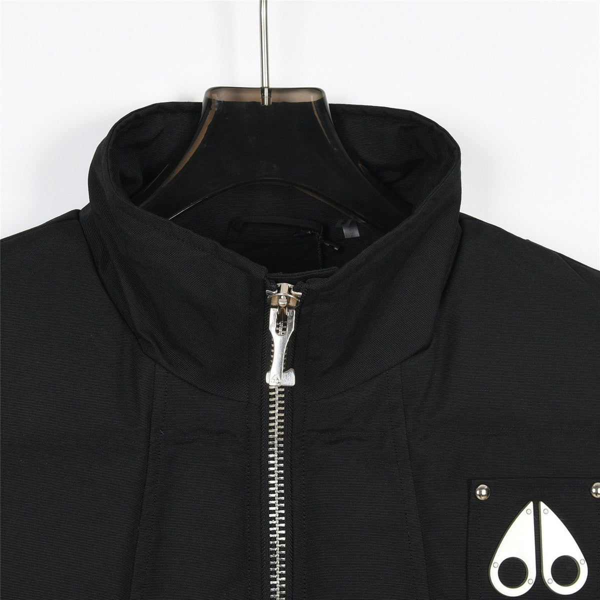 Moose Knuckles Black Studded Quilted Puffer Vest