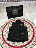 Canada Goose Black Logo Patch Quilted Puffer Vest